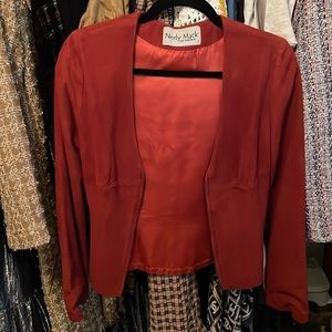 Maroon Suede Neely Mack SF Jacket XS